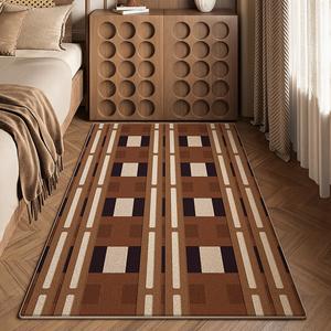 Budis Ковер 100х200 см для спальни, моющийся, у изголовья кровати, светлый, Xiluoman Island