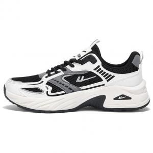 Warrior Антискользящие Износостойкие Низкие Массивные Кроссовки Мужские, Бежево-голубые