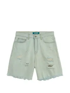 Шорты с бахромой Barrow, синий