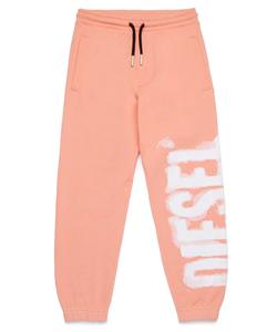 Детские спортивные штаны с логотипом бренда DIESEL