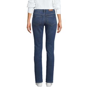 Женские прямые джинсы со средней посадкой Lands End Lands' End