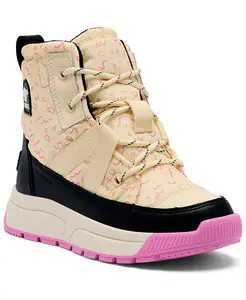 Молодежные ботинки Whitney III Mid Waterproof Sorel, розовый