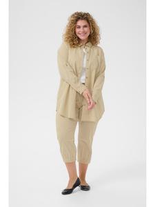 KAFFE curve Туника KCnana свободного кроя, цвет чинцилла / белая полоска