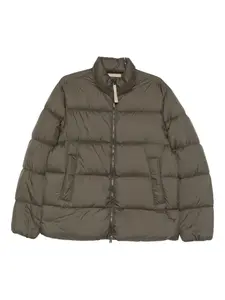 Стеганая куртка на молнии Woolrich, зеленый