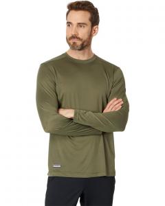 Футболка Under Armour UA Tac Tech Long Sleeve, цвет Marine OD Green