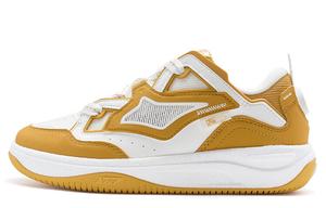 Кроссовки XTEP Kailang Skateboarding Shoes Women's Low-top Licorice Yellow/sail White, белый/желтый