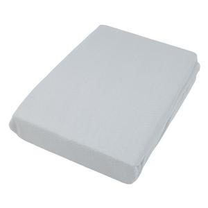 Простыня на подкладке из термофлиса 90/100х200 см серебристого цвета Casa Colori