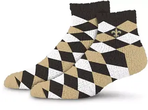Набор из 3 носков New Orleans Saints Streak Strike для босых ног взрослых New Orleans Saints Streak Strike For Bare Feet