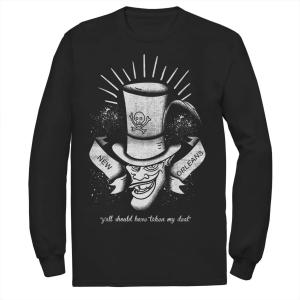 Мужская футболка Disney Princess and the Frog Doctor Facilier с длинными рукавами