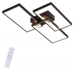 Светодиодный потолочный светильник Nettlife Irmgard, черный - металл - 40 x 9 x 60 см