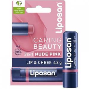 Увлажняющий бальзам для губ Caring Beauty Nude Pink Spf30 48 г Liposan