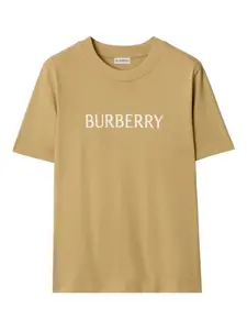 Футболка с логотипом Burberry, нейтральный