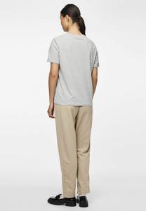 Базовая футболка PCRIA SOLID TEE Pieces, серый