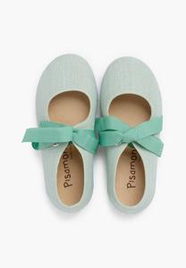 Балетки с ремешками Merceditas Cierre Lazo Faya Pisamonas, мятный