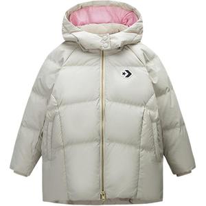 Converse Детская пуховая куртка кремового цвета