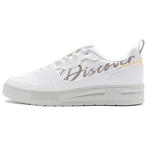 Инновационные противоскользящие износостойкие низкие кеды для скейтбординга женские белые желтые XTEP