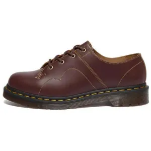 Dr.Martens Низкие повседневные туфли AMP унисекс красного цвета