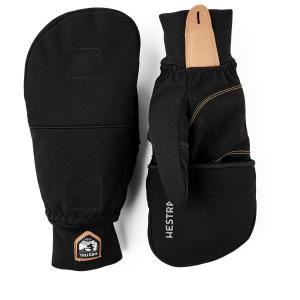 Ветровка, надеваемая поверх варежки - перчатки Hestra, черный