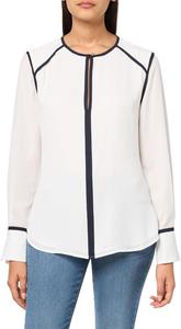 Женская рубашка Tommy Hilfiger с длинным рукавом и окантовкой, Ivory/Midnight