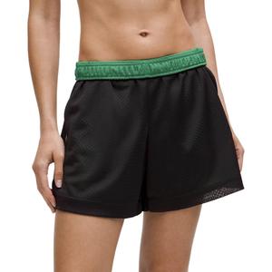 Женские спортивные шорты 5' Lululemon, черный/track зеленый/steam серый/blk/rcgr/vpor