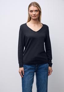 Джемпер Street One V-NECK, Blau/Dark Blue