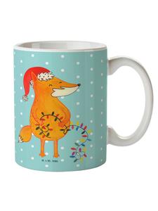 Рождественская кружка haferl fox без слов в пастельно-бирюзовом цвете Mr. & Mrs. Panda