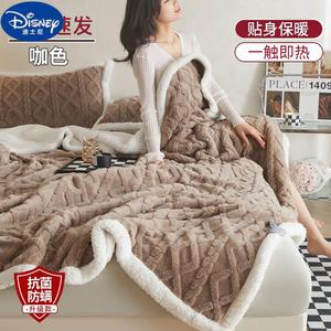 Disney Плед 200х230 см, двусторонний флис, мягкий, согревающий, цвет Style-Upgraded Brown