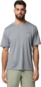 Columbia мужская футболка Sage Peak Knit с коротким рукавом, Columbia Grey Heather
