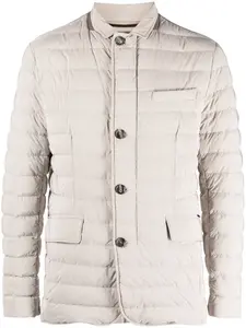 Стеганая куртка на пуговицах Moorer, нейтральный