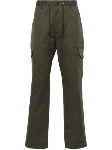 Moncler брюки с нашивкой-логотипом, зеленый