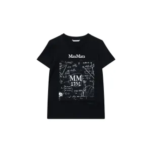 Футболка Max Mara Colibri с принтом логотипа MaxMara, черный