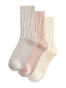 Носки Next, бежевый/нюдовый/светло-серый