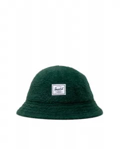 Женская шапка из мягкого искусственного мохера оранжевого цвета Herschel, черный