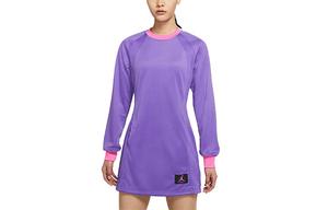 Платье с длинными рукавами женское фиолетовое/розовое/белое Jordan