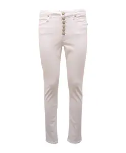 Узкие брюки Dondup, белый