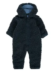 Фактурный ромпер с капюшоном Molo, синий