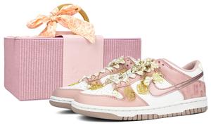 Dunk Pink Good Day устойчивые к истиранию низкие кроссовки для скейтбординга женские цвет сакуры розовый Nike, розовый