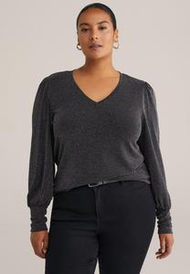 Топ WE Fashion CURVE, Black