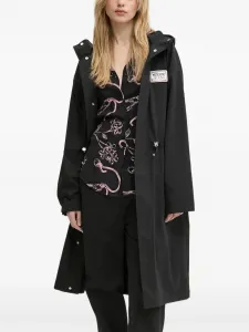 Куртка с капюшоном и нашивкой-логотипом Moschino Jeans, черный