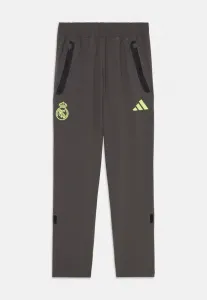 Детские спортивные штаны унисекс для соревнований "реал мадрид". Adidas Performance, Utility Grey/Semi Frozen Yellow