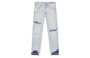 Levis Мужские джинсы, синие, прямого кроя