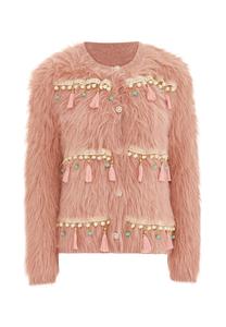 Толстовка IZIA Strickjacke, розовый