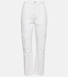 Джинсовые брюки карго Cooper с высокой посадкой AGOLDE, белый