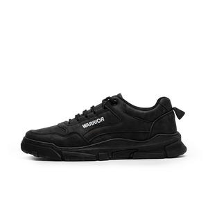 Кроссовки WARRIOR Skateboarding Shoes Men Low-top Black, черный