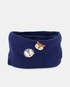 Шарф с фантазийным узором лесных животных для малыша Baby El Corte Inglés, синий