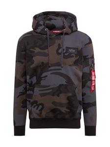 Толстовка с капюшоном ALPHA INDUSTRIES Sweatshirt, антрацит