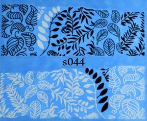 Водные наклейки для ногтей - № S044, Raisin