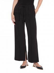 Женские брюки Genevieve на шнурке в черном цвете Lysse