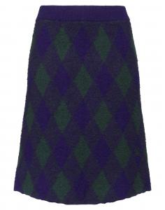 Юбка миди Burberry, фиолетовый