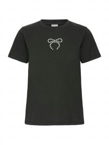 ICHI Футболка 'IHNYNNA' в черном цвете